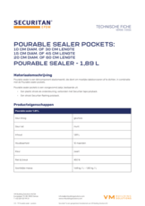 Securitan - Pourable Sealer - pockets - TF